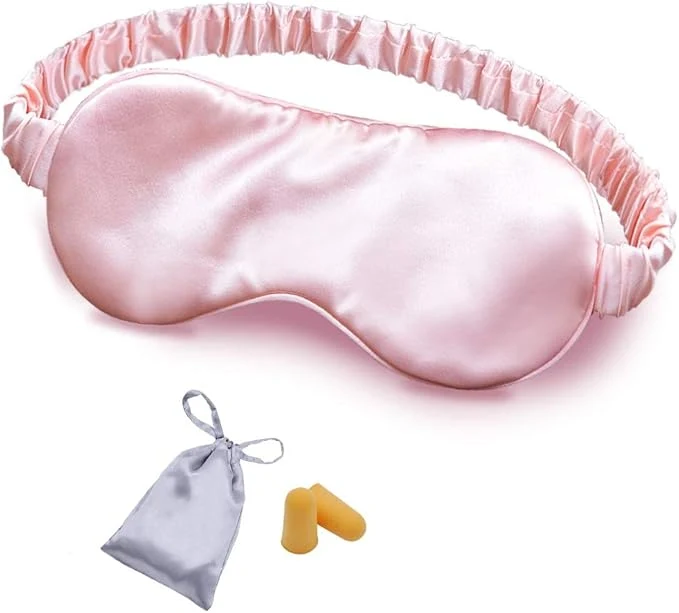 Certified OLESILK Silk Sleep Mask Mulberry Silk Eye Mask Green