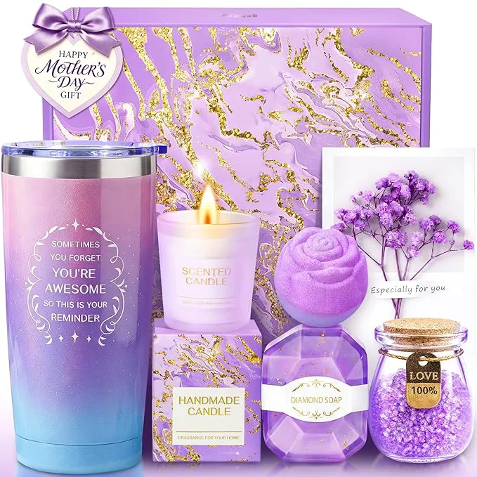 Genuine Birthday Gifts for Women Mothers Day Gifts for Mom Self Care Spa Baskets Set User-Friendly