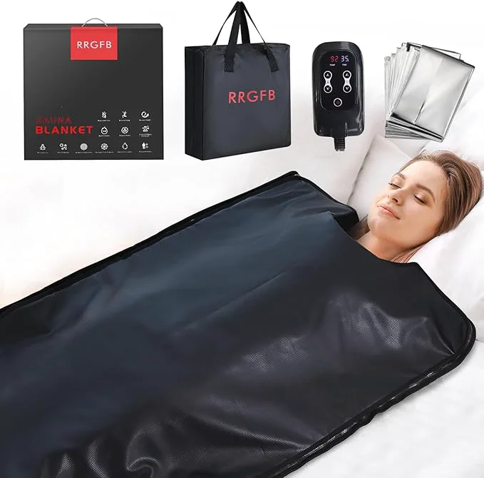 Versatile Infrared Sauna Blanket Durable PU Leather Cover Detox Relaxation at Home Outstanding