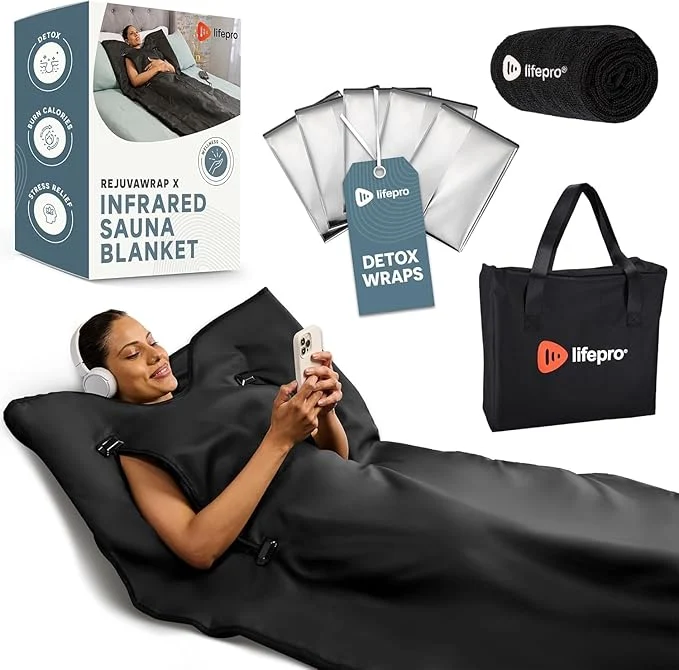 High-Grade LifePro RejuvaWrap Infrared Sauna Blanket Functional