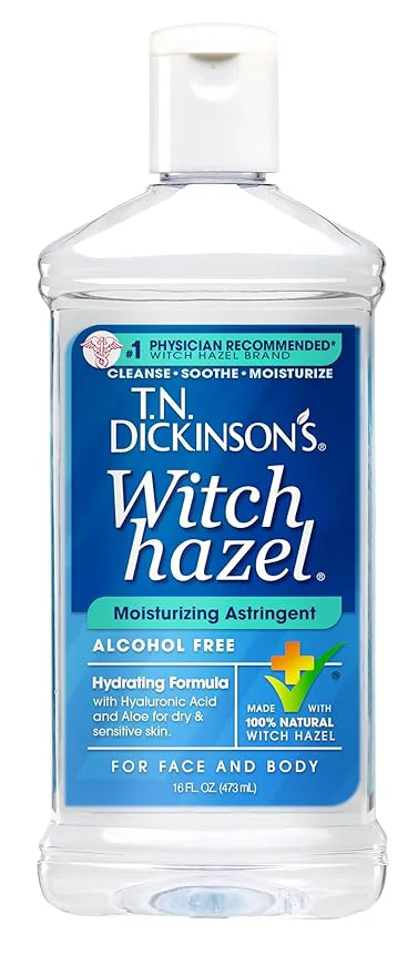 Advanced T.N. Dickinson's Witch Hazel Alcohol Moisturizing Astringent Smooth