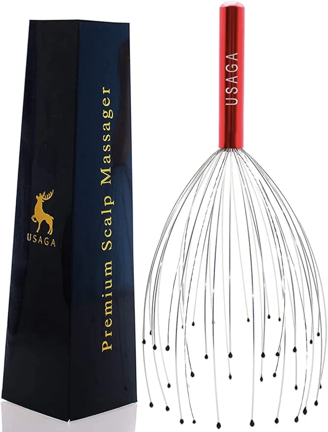 Original USAGA 36 Fingers Head Massager Scalp Massager Head Scratcher Stocking Stuffers Clean