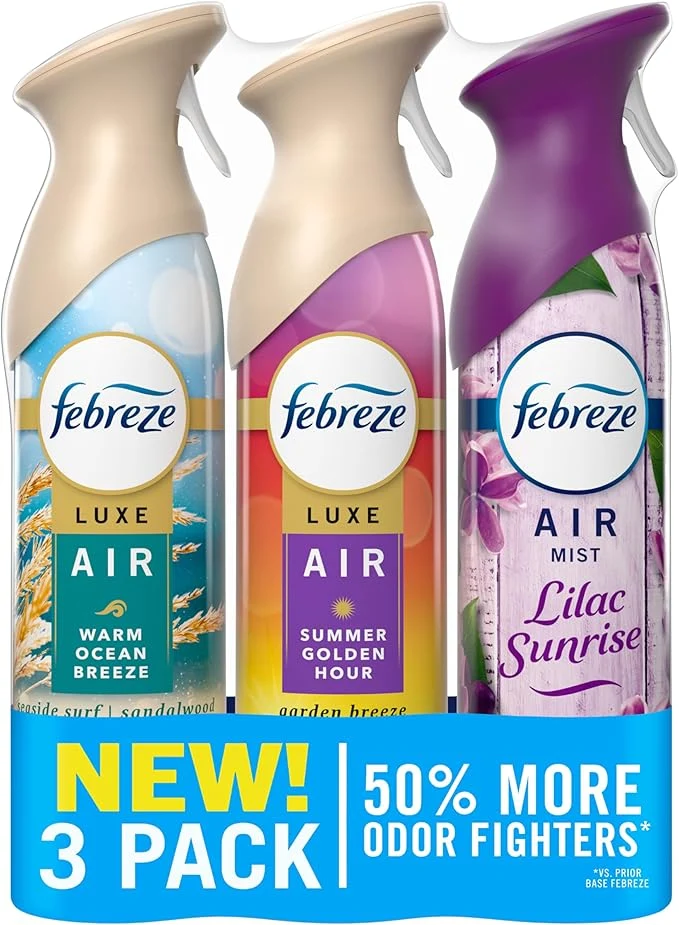 Proven Febreze Air Mist Air Freshener Odor Fighting Room Spray Deodorizer Advanced