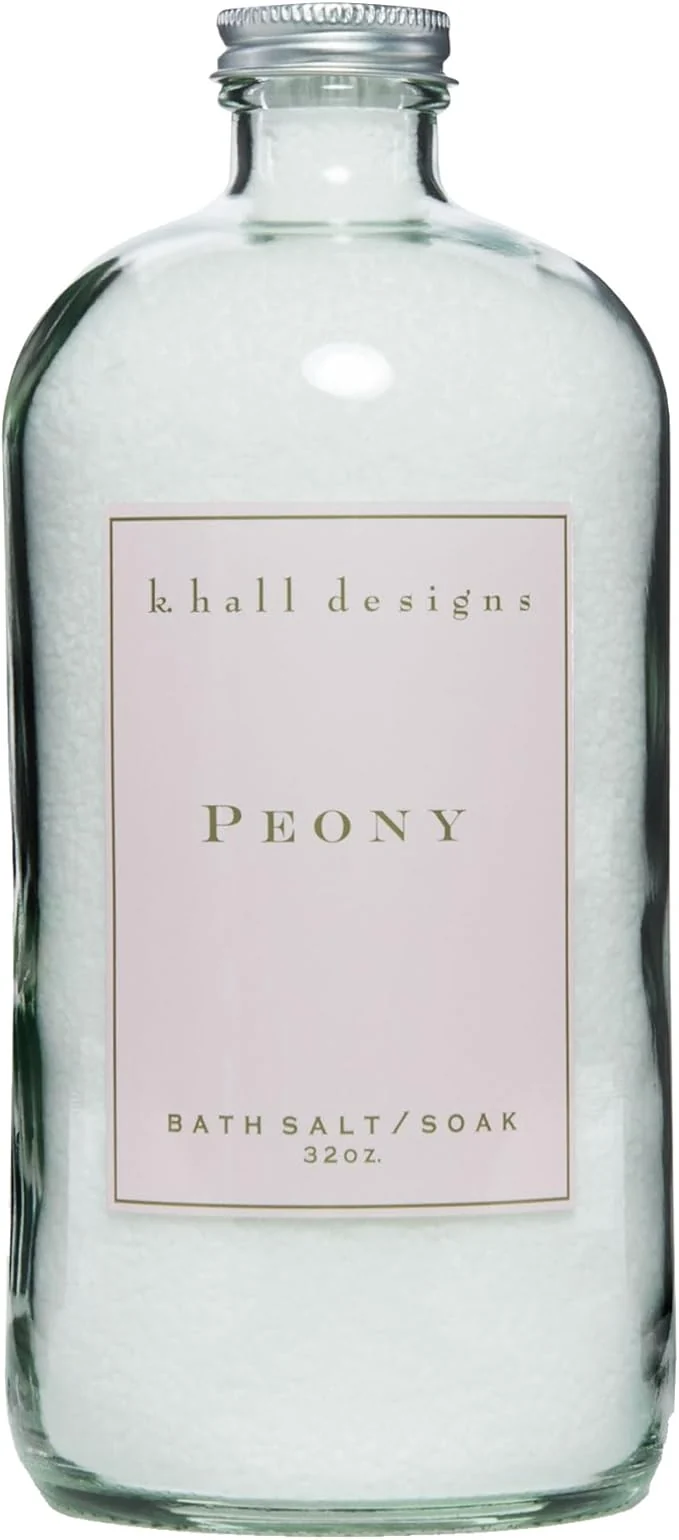 Consistent K. Hall Designs Peony Bath Salt Soak Selected
