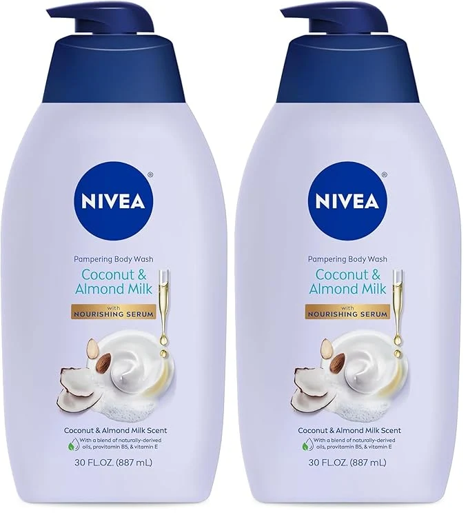 Top-Quality NIVEA Pampering Coconut and Almond Milk Body Wash Eco-Friendly