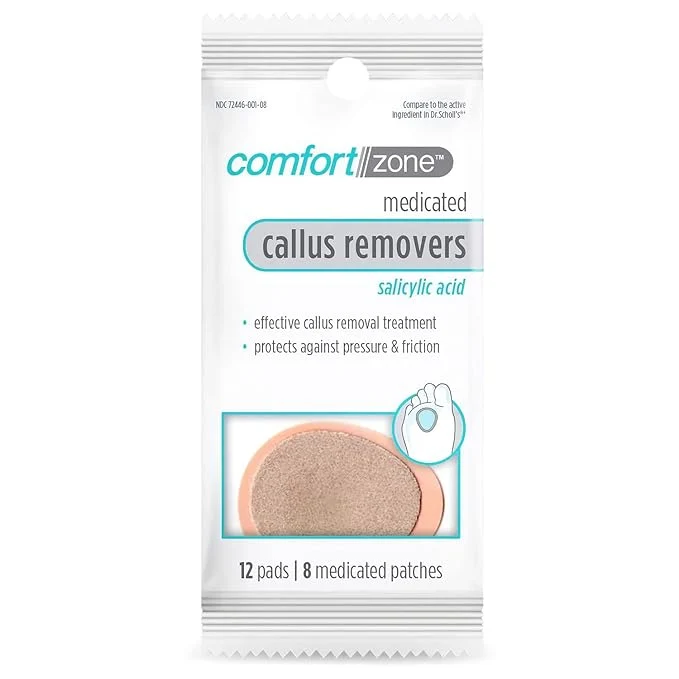 Responsible Comfort Zone Medicated Callus Patches Long-Lasting