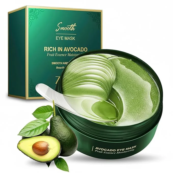 Professional Eakroo 60 PCS Avocado Under Eye Patches Eye Masks Elegant