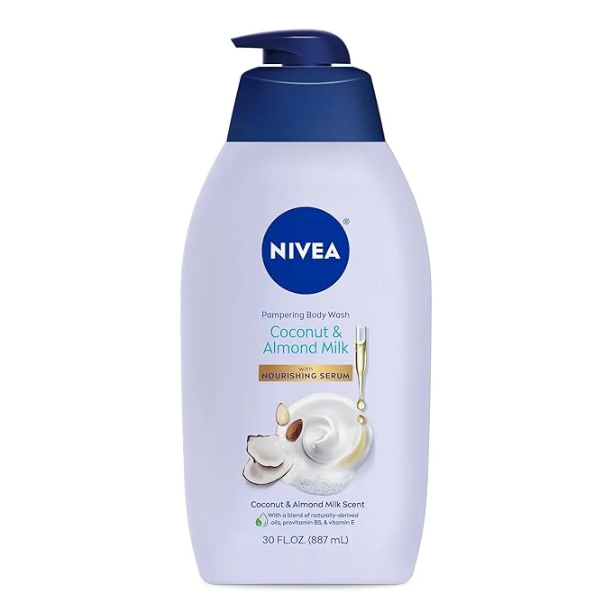 Elite NIVEA Pampering Coconut and Almond Milk Body Wash Professional