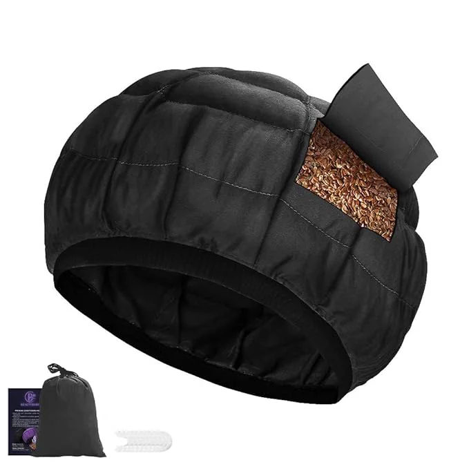 World-Class Deep Conditioning Heat Cap Cordless Natural Cotton Flaxseed Seed Interior Unique