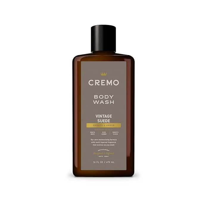 Reliable Cremo Body Wash for Men Rich-Lathering Vintage Suede 16 Fl Oz Authentic