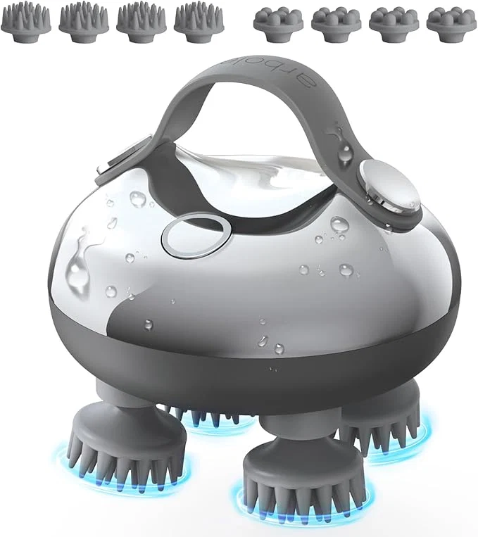 Casual arboleaf Scalp Massager Rechargeable Head Massager Scalp Stress Relax Functional