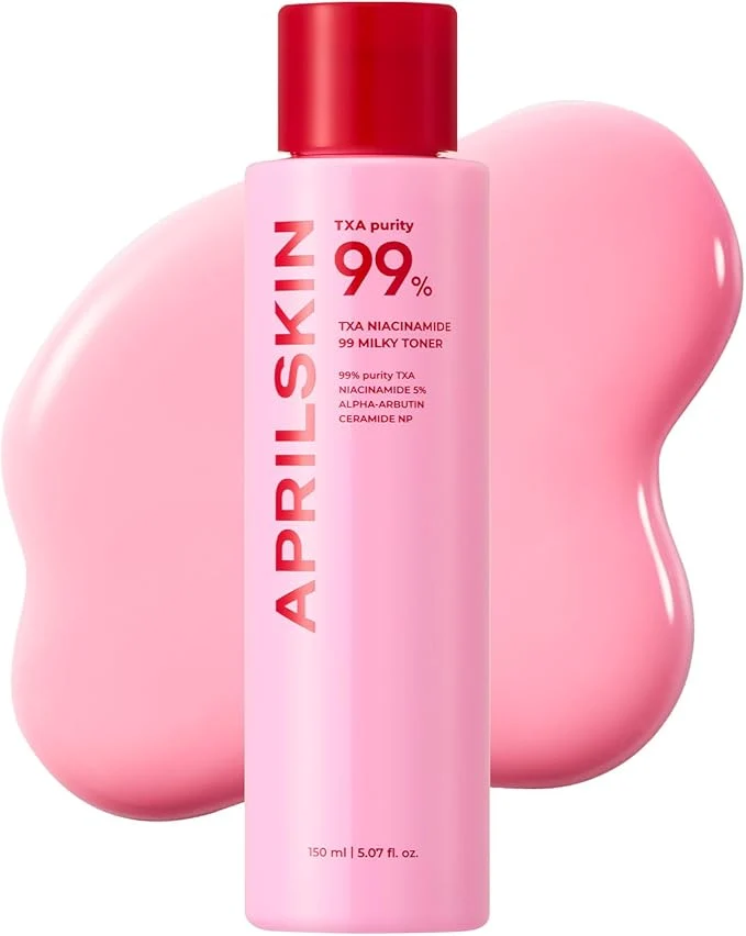 Official APRILSKIN TXA Niacinamide 99 Pink Milky Toner 99 High-Purity TXA 3 Modern