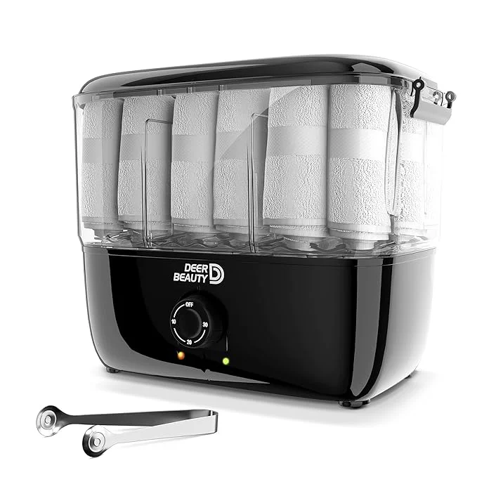 Innovative Towel Steamer-Hot Towel Warmer 600 W Tabletop Moist Towel Heater Holds up to Easy-to-Use