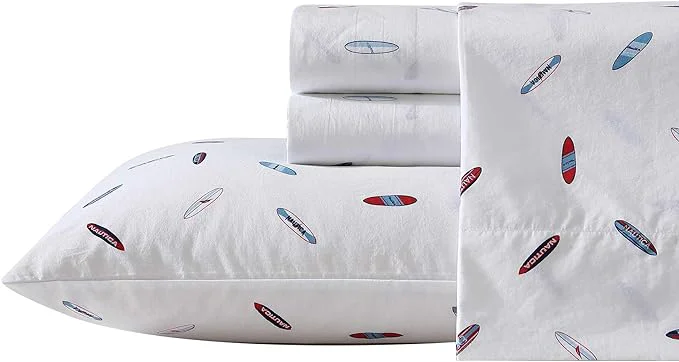 High-Grade Nautica - Full Sheets Cotton Percale Bedding Set Casual Bedding Set High Surf Navy Full Original Design