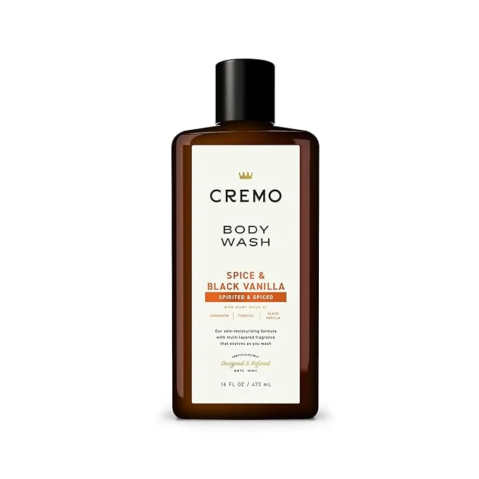Advanced Cremo Body Wash for Men Rich-Lathering Spice Black Vanilla 16 Fl Oz Excellent