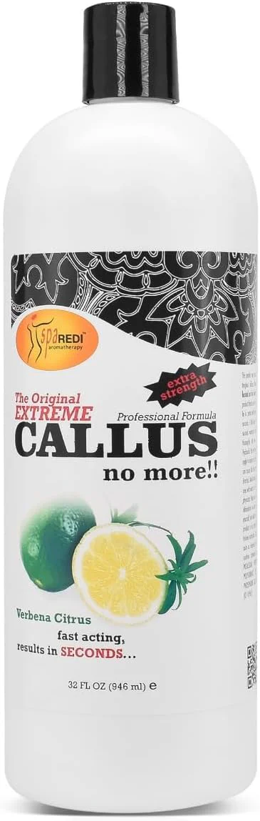 Refined SPA REDI - Callus Remover for Feet Gel - Professional Pedicure Foot Care - Natural