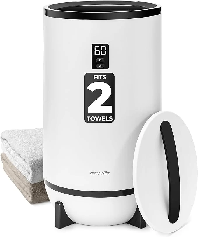 Advanced SereneLife Towel Warmer Bucket Style – Portable Blanket Heater Reliable
