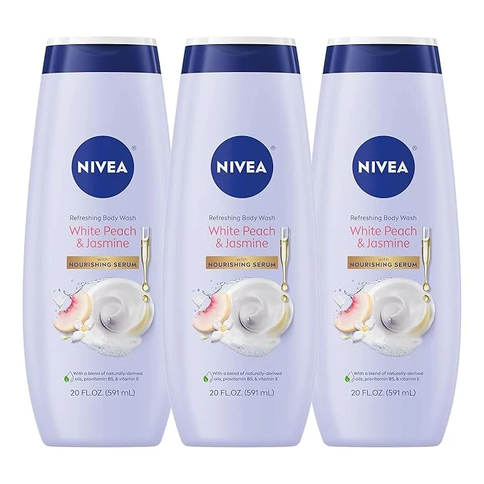 Flexible NIVEA Refreshing White Peach and Jasmine Body Wash Healthy