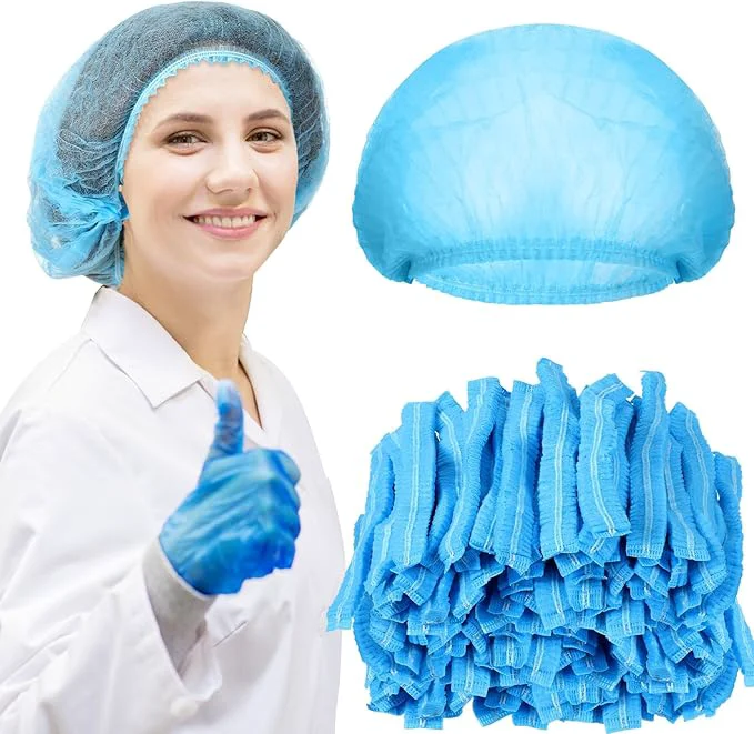 Unique Yahenda 2000 Pcs Disposable Hair Nets Bulk 21 Inch Non Woven Bouffant Caps Reusable