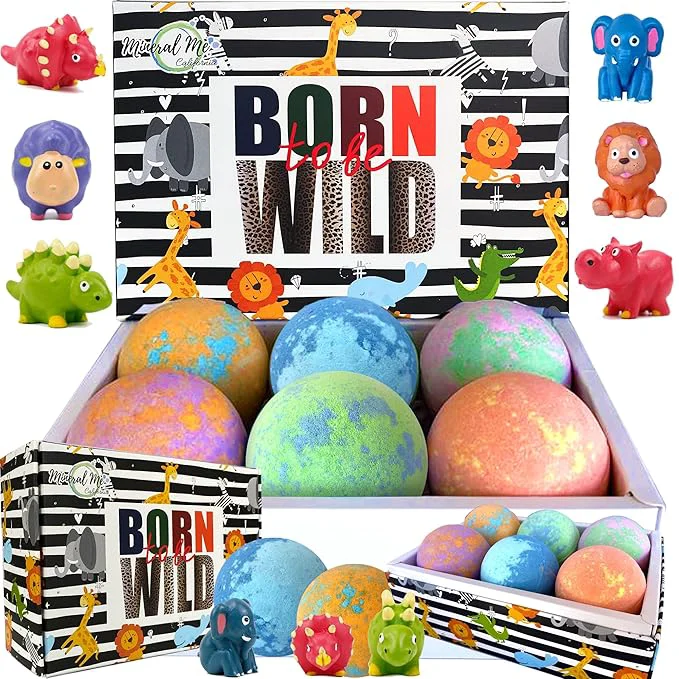 Excellent Bath Bombs for Kids with Toys Inside Long-Lasting