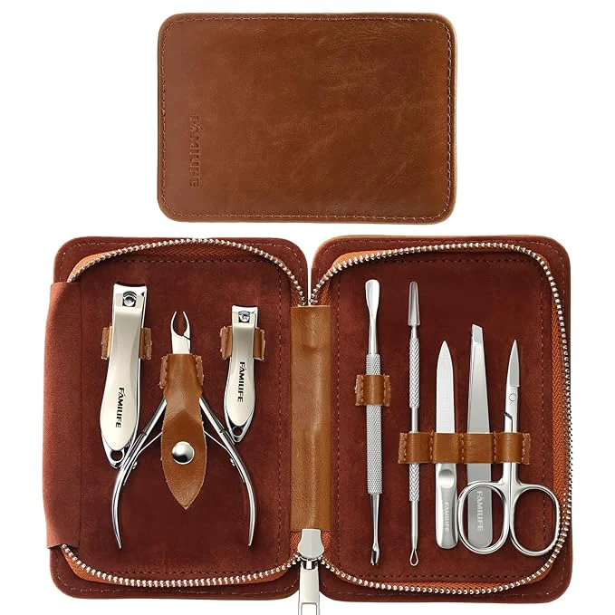 Soft FAMILIFE Manicure Set Nail Clippers Pedicure Tool Nail Kit Luxury