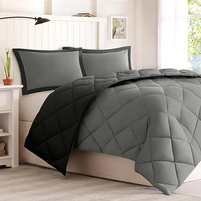 Professional Madison Park Larkspur Comforter Set Black Gray King Relaxed