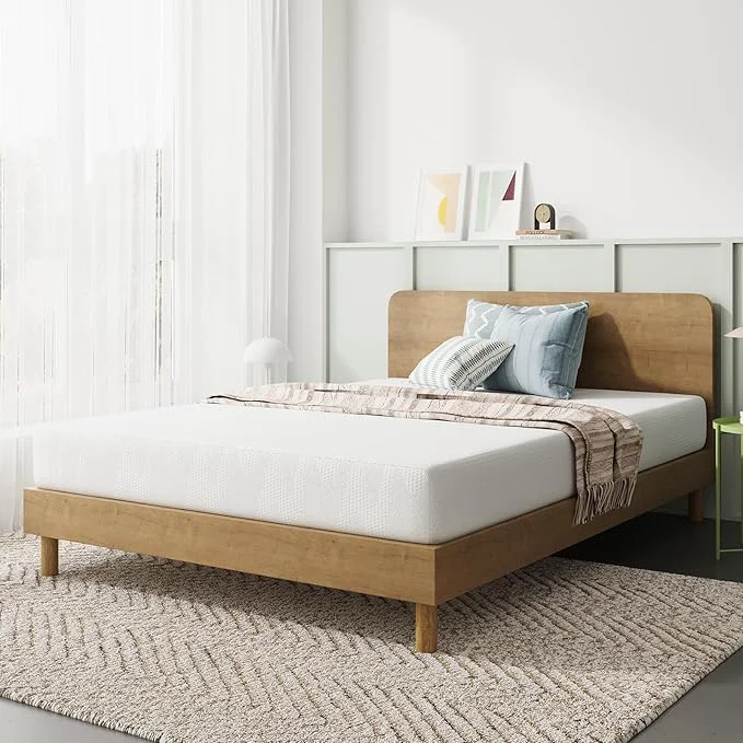 Natural Novilla King Size Mattress in a Box 8 Inch King Gel Memory Foam Mattress with Comfort Foam for Cooling Night Sleep Comfort Support and Pressure Relief CertiPUR-US Luxury