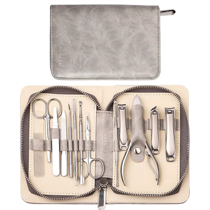 Classic FAMILIFE Professional Manicure Set Manicure Kit Nail Clippers Set Stainless Authentic