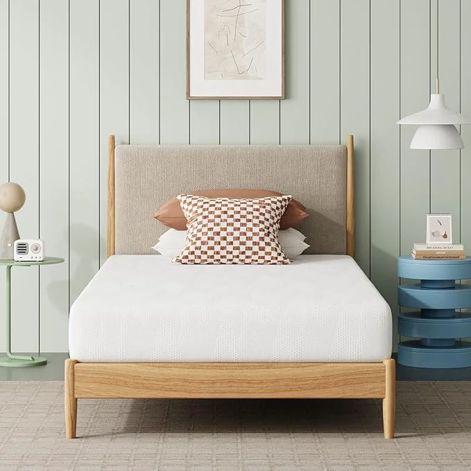 Dependable Novilla Twin Bed Mattress 8 Inch Twin Size Mattress with Gel Memory Foam for Cooling Night Sleep Pressure Relief amp Comfort Sleep CertiPUR-US White User-Friendly