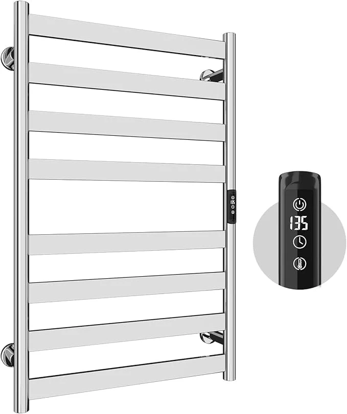 Next-Generation Towel Warmer 304 Stainless Steel Towel Warmer Rack User-Friendly