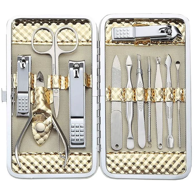 High-End Manicure Set Professional Nail Clippers Kit Pedicure Care Tools- Stainless Refined