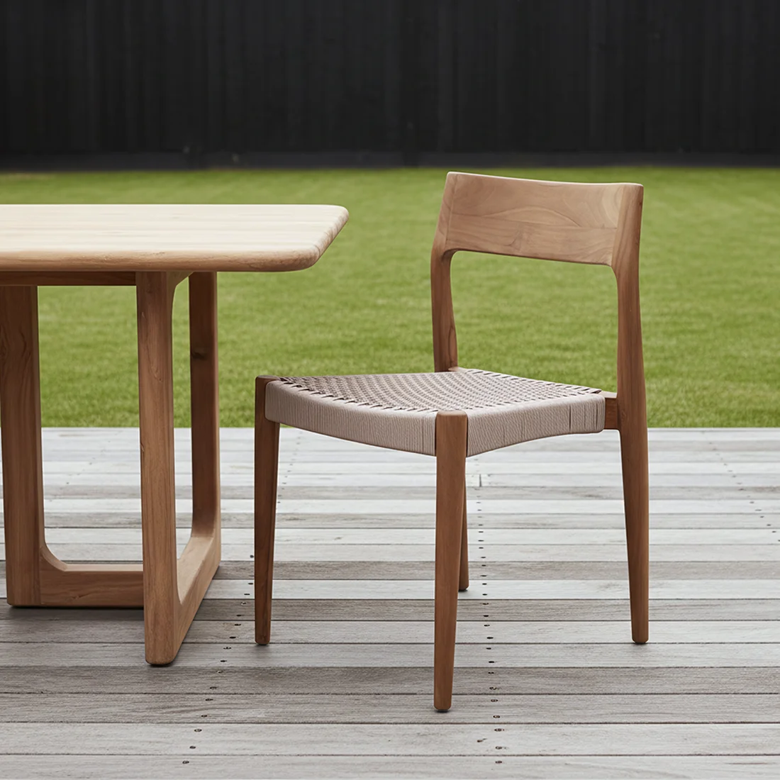 Efficient Freya outdoor chair natural Convenient