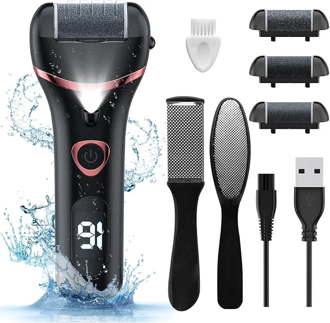 Dependable Electric Foot Callus Remover Rechargeable Portable Electronic Foot File Carefully Designed