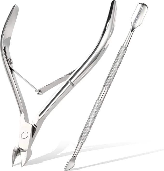 Enhanced Makartt Cuticle Trimmer with Cuticle Pusher Genuine
