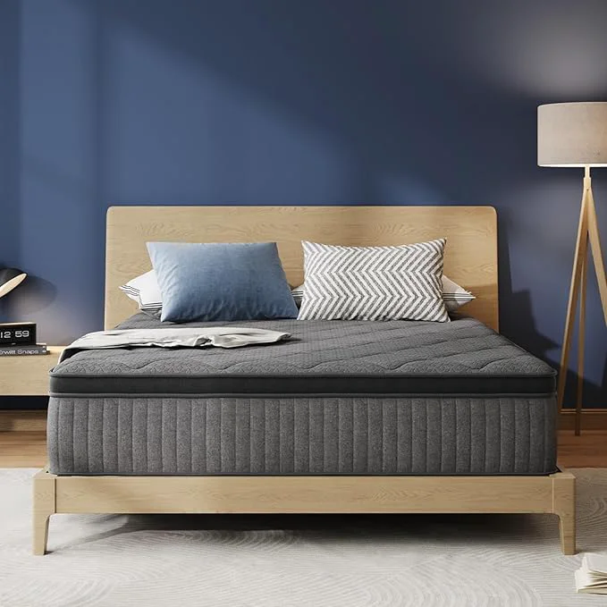 Dependable Avenco King Size Mattress 12 Inch King Mattress in a Box Medium Firm Hybrid Mattresses with Smarts™ Coil and Gel Memory Foam for Cool Night Sleep amp Pressure Relief CertiPUR-US Relaxed