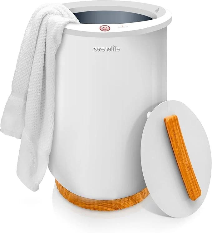 Contemporary SereneLife Bucket Towel Warmers Luxury Towel Heater Gifts High-End