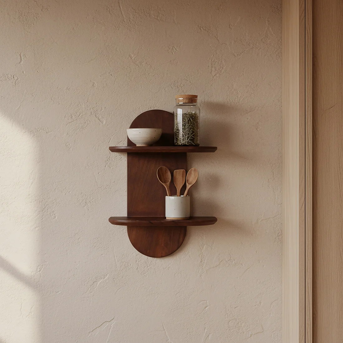 Convenient Bullnose wall shelf 8216 Double 8217 Effective