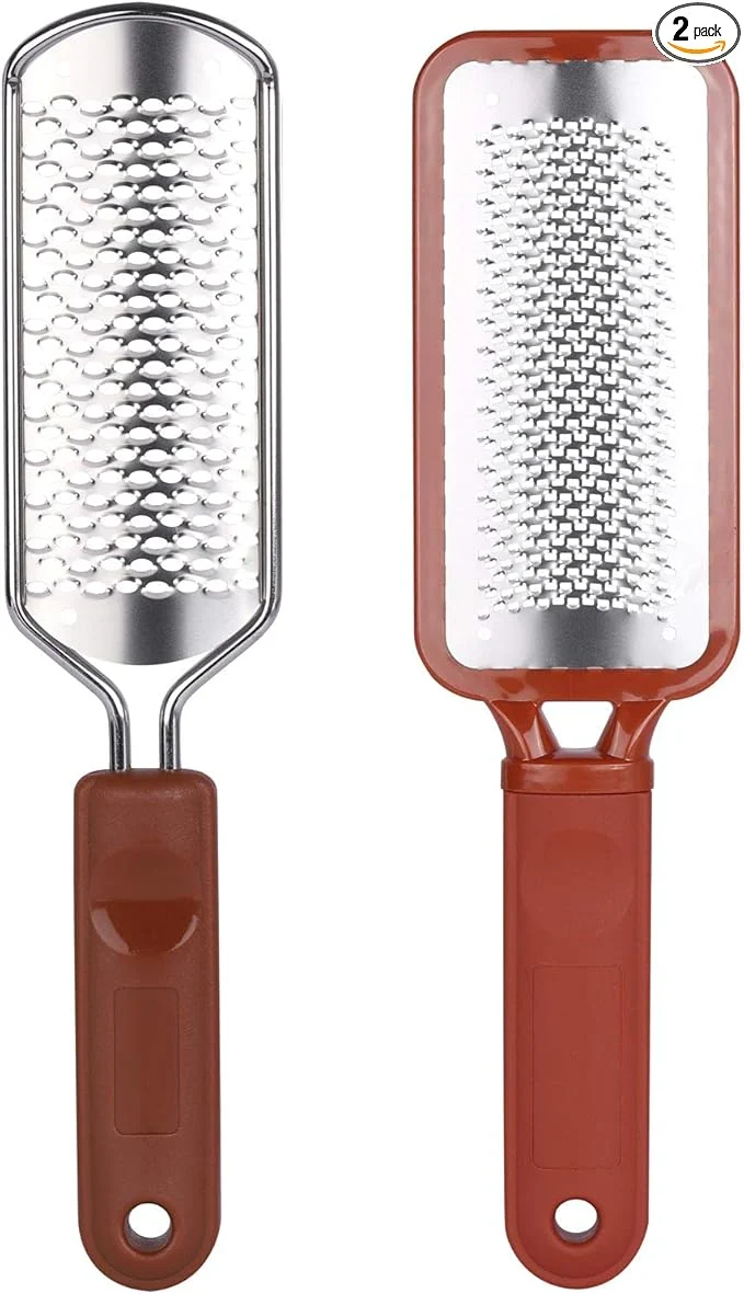 Artisan 2 Pieces Colossal Foot Rasp Foot Files Callus Remover Foot Scrubber Stainless Original