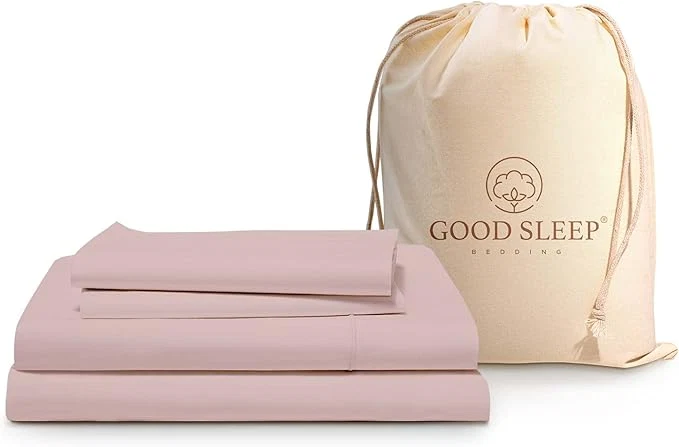 Functional Good Sleep Bedding Full Size Bed Sheets - Egyptian Cotton Sheets Full Size Bed 4Pc Full Sheet Set Luxury Sateen Weave Soft 16 quot Deep Pocket Full Size Sheets Set - Blush Sheets Full Top-Quality