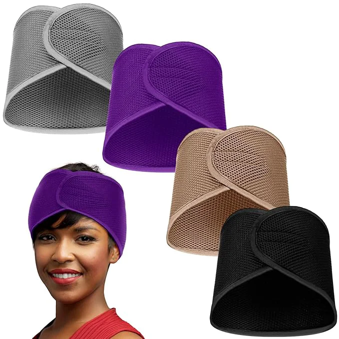 Specialty Xuhal 4 Pieces Mesh Hair Wraps for Black Women Soft