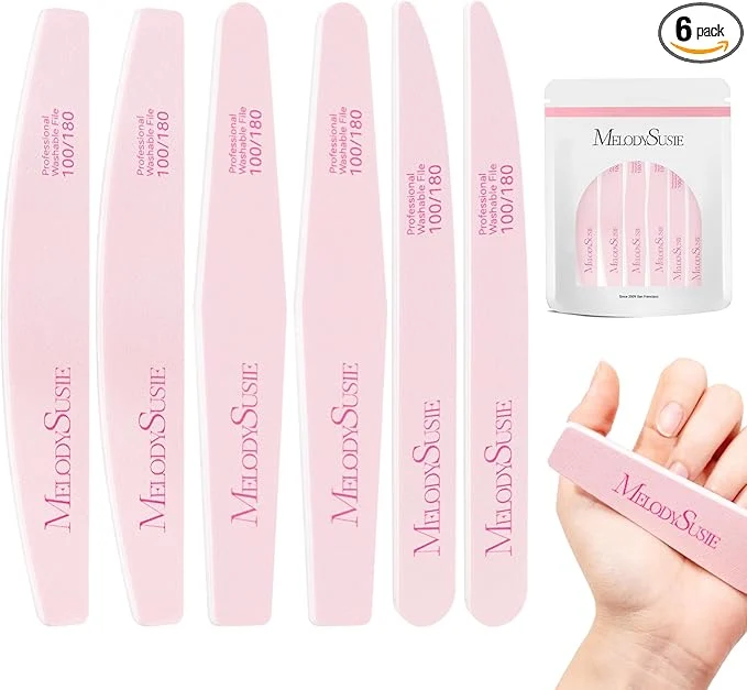 Clean MelodySusie Nail File Kit Professional Manicure Pedicure Supplies Exceptional