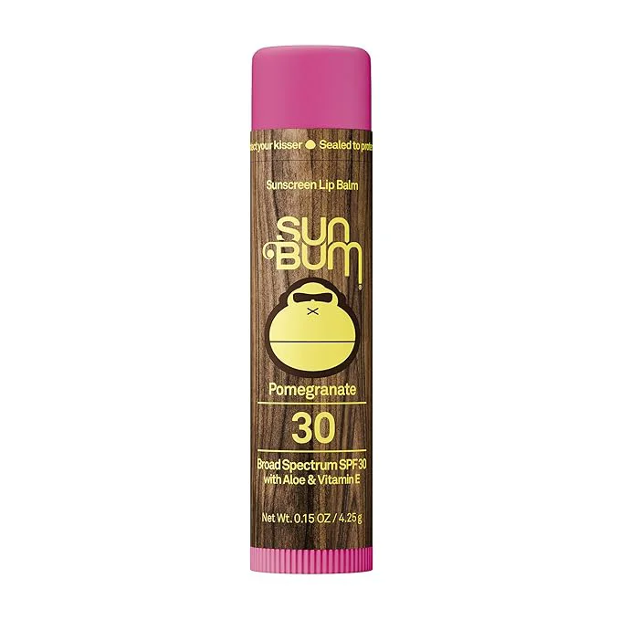 World-Class Sun Bum SPF 30 Sunscreen Pomegranate Lip Balm Consistent