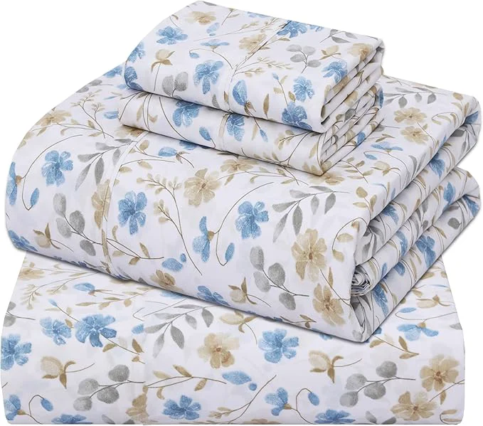 Exclusive ZOYER Cotton Sheets – Queen Size Percale Bedding Cooling amp Breathable Durable with a Crisp Soft amp Comfortable Feel 16 quot Deep Pocket 4-Piece Set Country Coast Professional