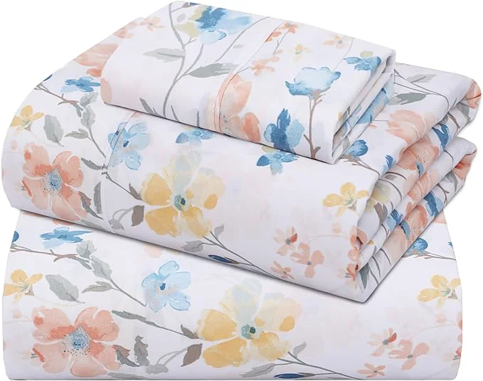 Casual ZOYER Cotton Sheets – Twin XL Size Percale Bedding Cooling amp Breathable Durable with a Crisp Soft amp Comfortable Feel 16 quot Deep Pocket 3-Piece Set Summer Spring