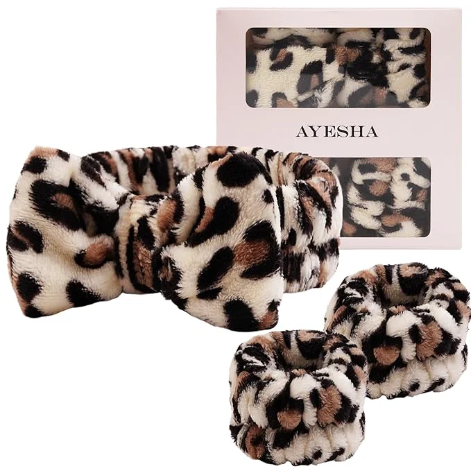 High-End Ayesha Spa Headband and Wristband Set Trusted