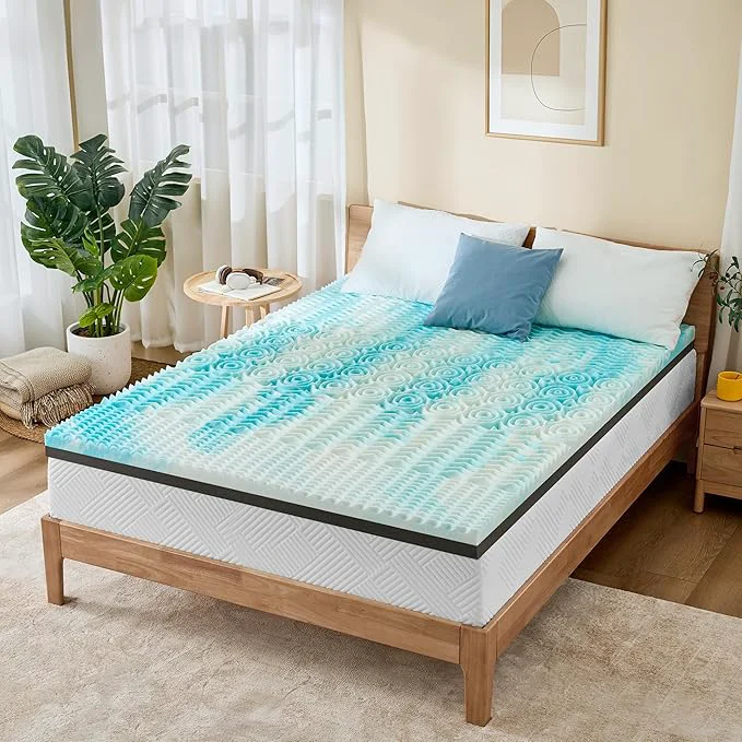 Quality Firm Mattress Topper Full XL Size 3 Inch Pain Relieving Foam Bed Topper for Extra Support 5-Zone Memory Foam amp High-Density Foam Mattress Pad CertiPUR-US Lightweight