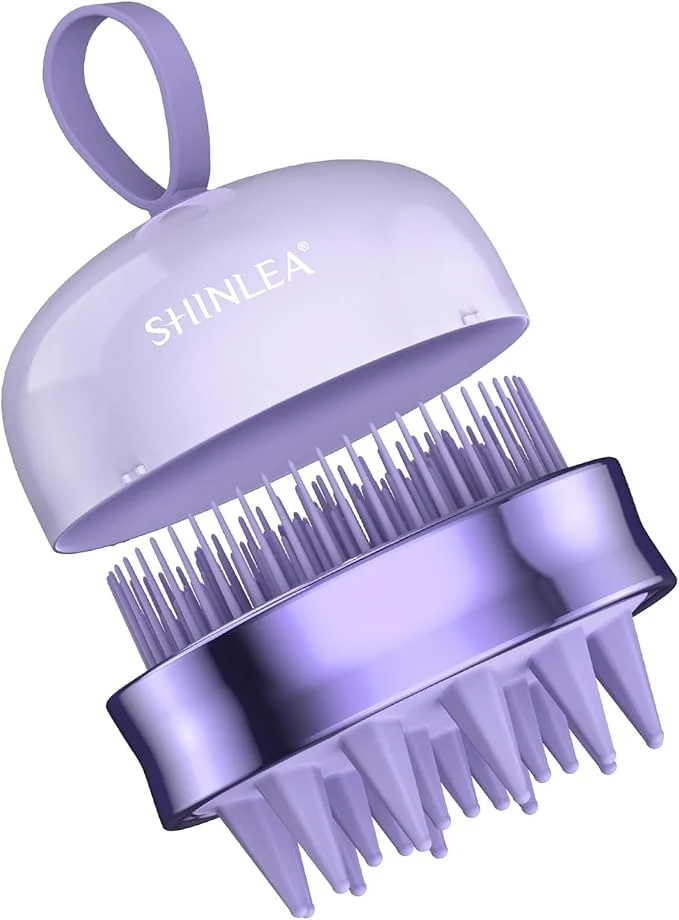 Luxury SHINLEA 2 in 1 Scalp Massager Hair Growth Scalp Scrubber Smooth