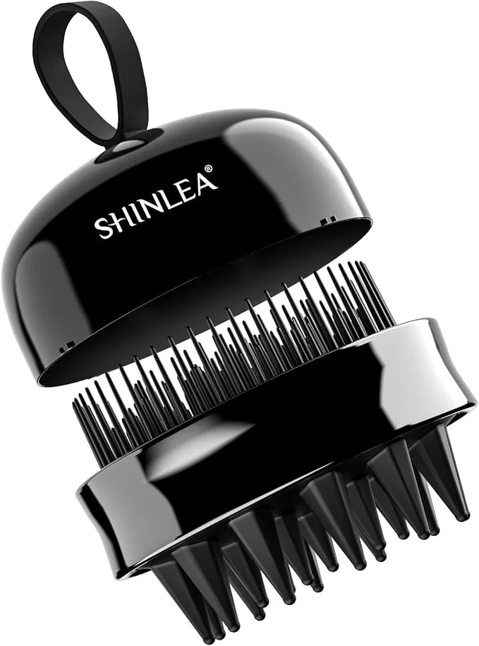 Organic SHINLEA 2 in 1 Scalp Massager Hair Growth Scalp Scrubber Trusted