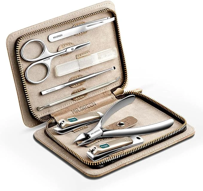 Proven MR.GREEN Manicure Sets Pedicure Kits Stainless Steel Nail Clipper Personal Care Healthy