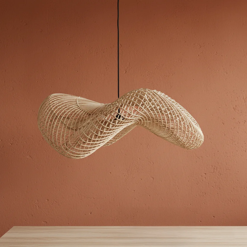 Environmentally Friendly Wave lamp naturel L Original Design